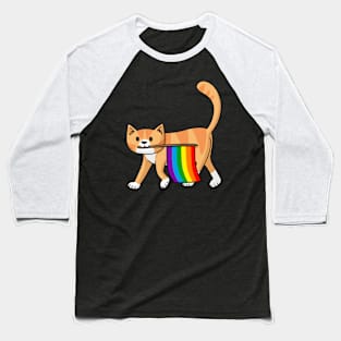 Pride Cat Baseball T-Shirt